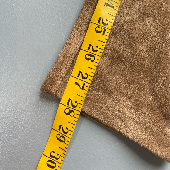 J. MCLAUGHLIN Hazelnut Lori Faux Suede Legging Brown Size Large Pants NWT - Picture 15 of 16